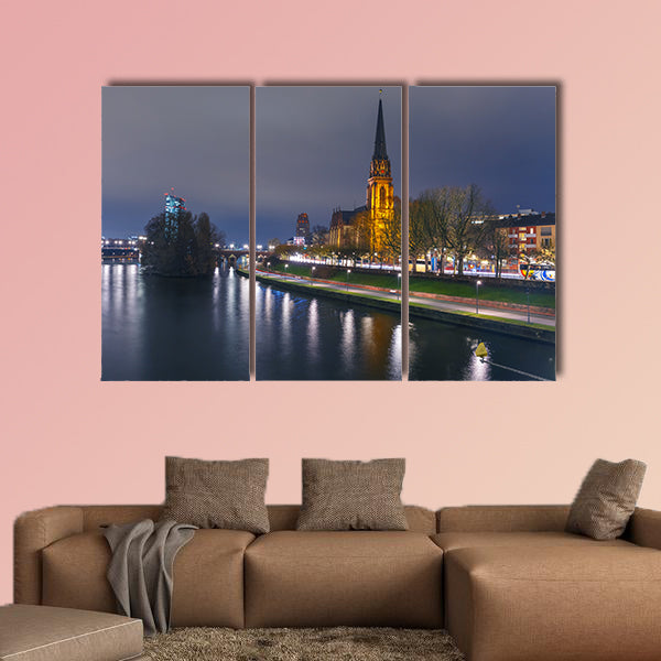 Lutheran parish church Dreikonigskirche, in Frankfurt am Main, wall art