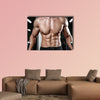 Young man train in the gym healthcare lifestyle sexy caucasian man bodybuilder wall art