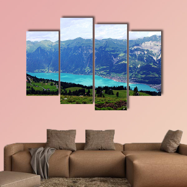 Mountain Lake multi panel canvas wall art