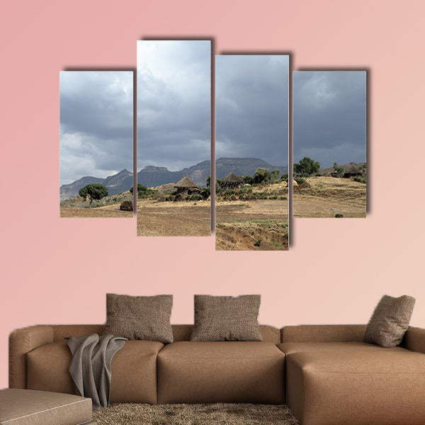 Agriculture in Africa Multi panel canvas wall art