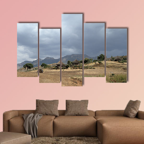 Agriculture in Africa Multi panel canvas wall art