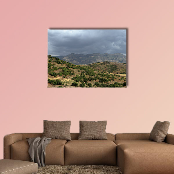 Rainy season in Africa Multi panel canvas wall art