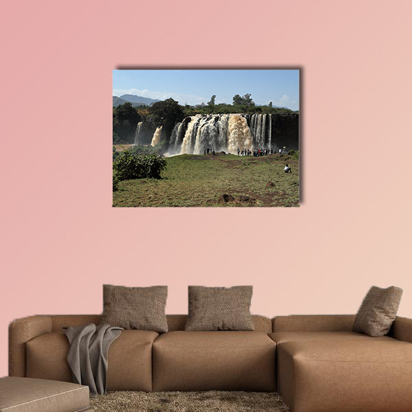 The Nile waterfall Tisissat in Ethiopia Multi panel canvas wall art