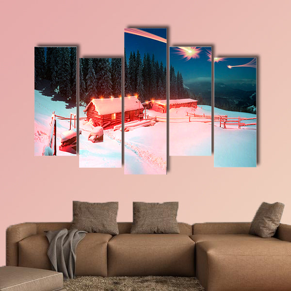 Christening on Mount Kukul multi panel canvas wall art