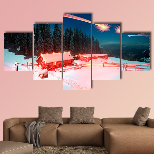 Christening on Mount Kukul multi panel canvas wall art