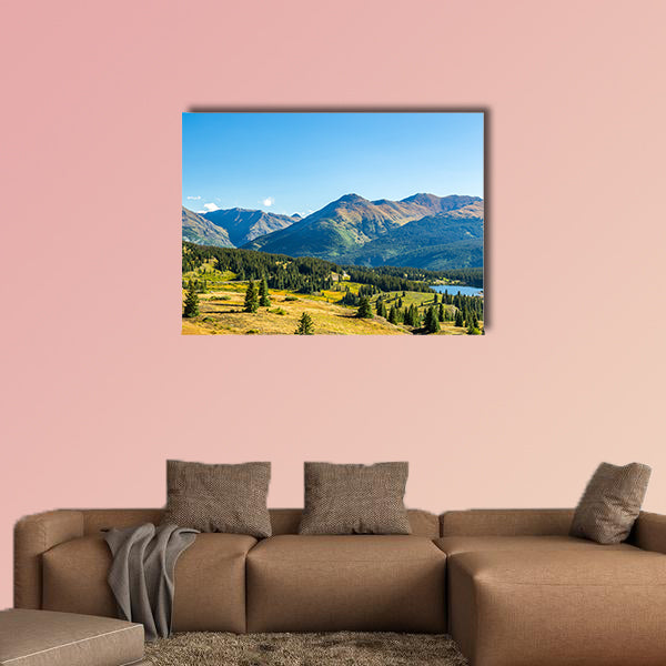 The San Juan Skyway forms a 233 mile loop in southwest Colorado multi panel canvas wall art