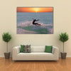 Young man on Aruba island in the Caribbean Sea Multi panel canvas wall art