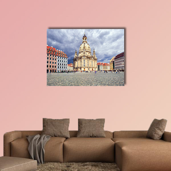 The Dresden Frauenkirche Church of Our Lady Germany multi panel canvas wall art