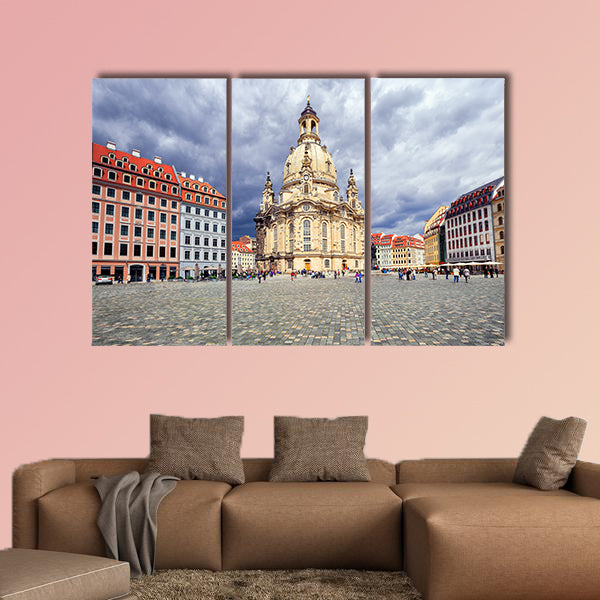 The Dresden Frauenkirche Church of Our Lady Germany multi panel canvas wall art