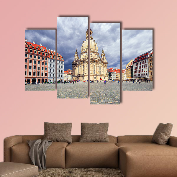 The Dresden Frauenkirche Church of Our Lady Germany multi panel canvas wall art