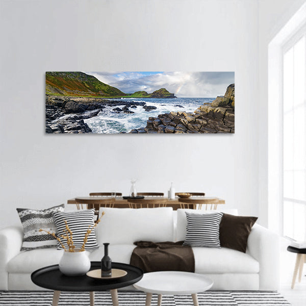 Copy of The Giant's Causeway in the morning, Northern Ireland panoramic canvas wall art