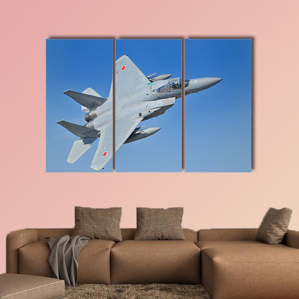 IR Self Defense Force f-15 Eagle Fighter multi panel canvas wall