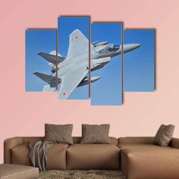 IR Self Defense Force f-15 Eagle Fighter multi panel canvas wall