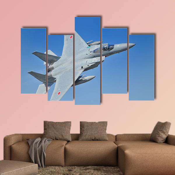 IR Self Defense Force f-15 Eagle Fighter multi panel canvas wall