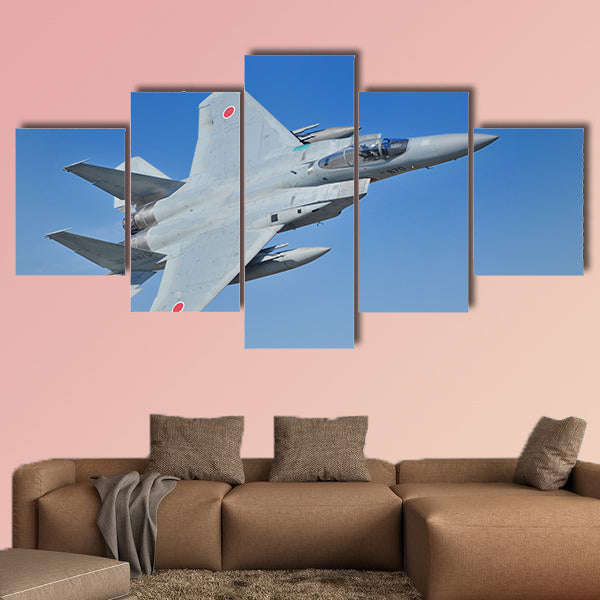 IR Self Defense Force f-15 Eagle Fighter multi panel canvas wall