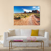 sunny day in Monument Valley. Arizona. USA Multi panel canvas wall art