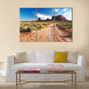 sunny day in Monument Valley. Arizona. USA Multi panel canvas wall art