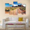 sunny day in Monument Valley. Arizona. USA Multi panel canvas wall art