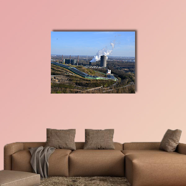 View of the Ruhr region from the tetrahedron in Bottrop wall art