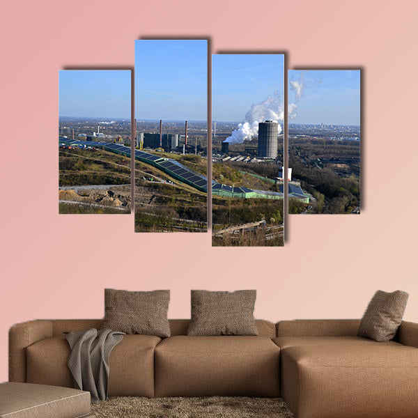 View of the Ruhr region from the tetrahedron in Bottrop wall art
