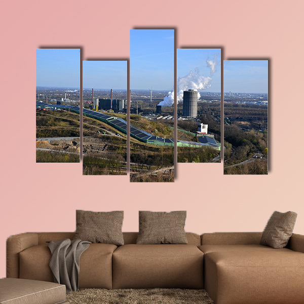 View of the Ruhr region from the tetrahedron in Bottrop wall art