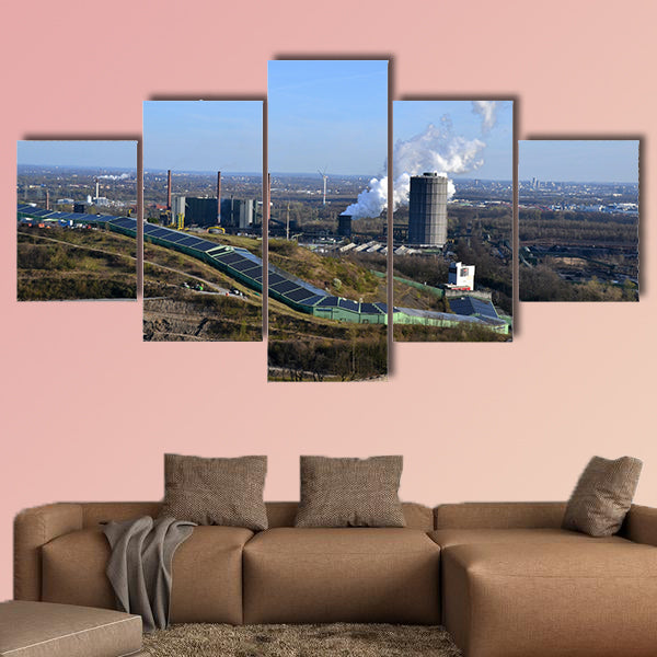 View of the Ruhr region from the tetrahedron in Bottrop wall art