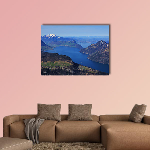 Spring in the Swiss Alps multi panel canvas wall art