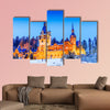 Peles, Sinaia, Romania, Prahova County Multi panel canvas wall art