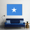 Colored flag of Somalia Multi panel canvas wall art