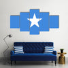 Colored flag of Somalia Multi panel canvas wall art