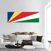 Flag of Seychelles panoramic canvas wall art