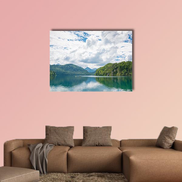 The Alpsee is a lake in Bavaria, Germany multi panel canvas wall art