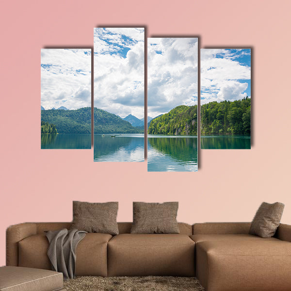 The Alpsee is a lake in Bavaria, Germany multi panel canvas wall art