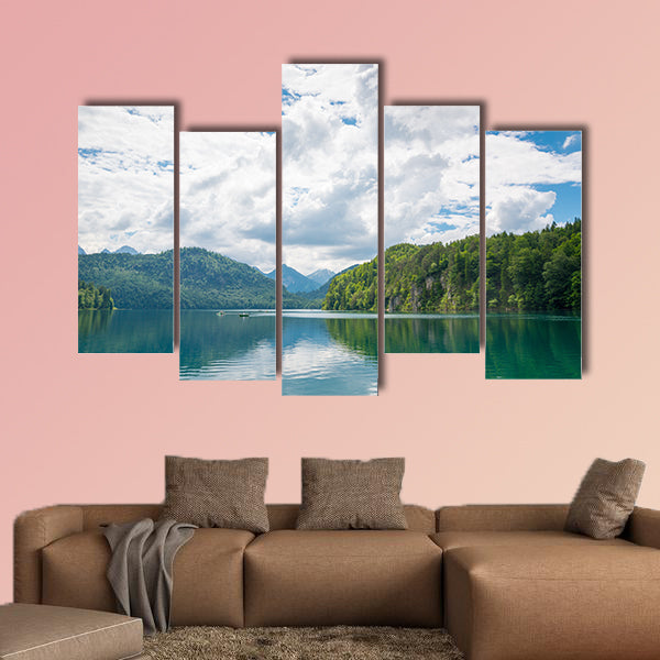 The Alpsee is a lake in Bavaria, Germany multi panel canvas wall art