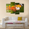 Colorful Butterfly Multi Panel Canvas Wall Art