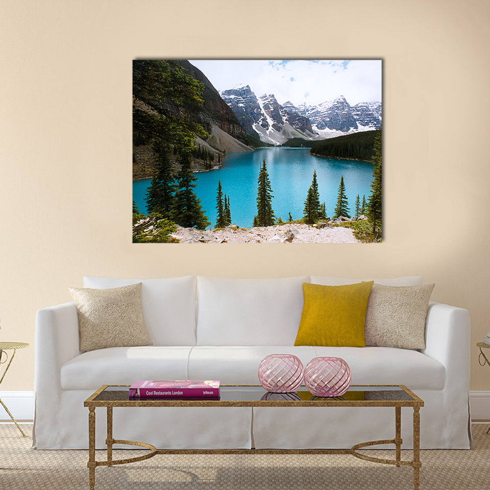Moraine Lake, Canada multi panel canvas wall art