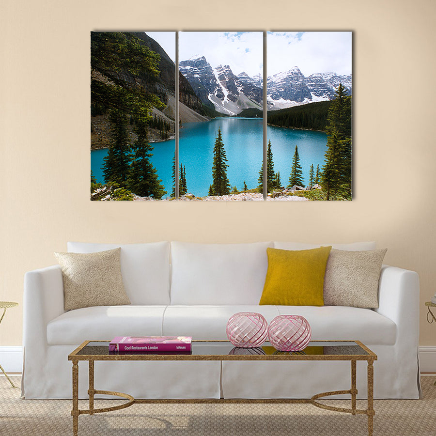 Moraine Lake, Canada multi panel canvas wall art