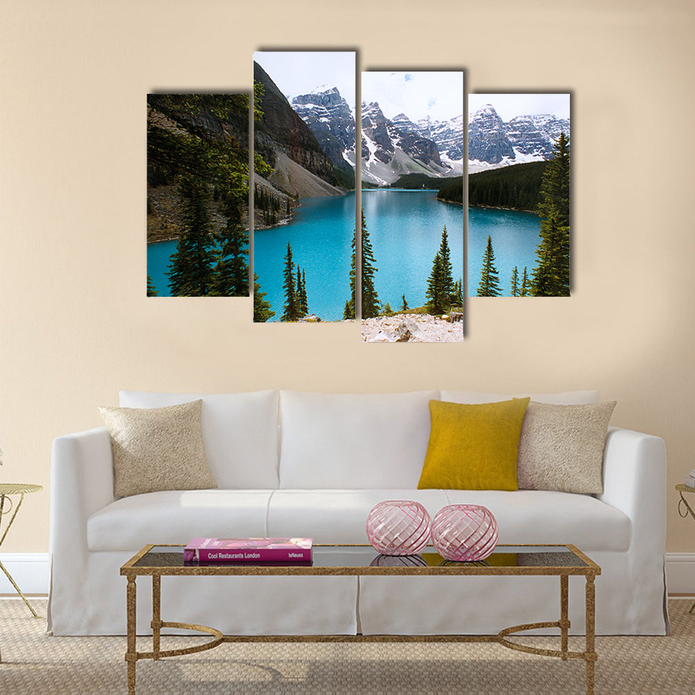 Moraine Lake, Canada multi panel canvas wall art