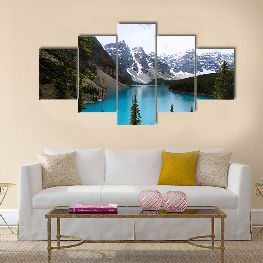 Moraine Lake, Canada multi panel canvas wall art