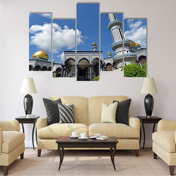 Jame'Asr Hassanil Bolkiah Mosque Multi panel canvas wall art