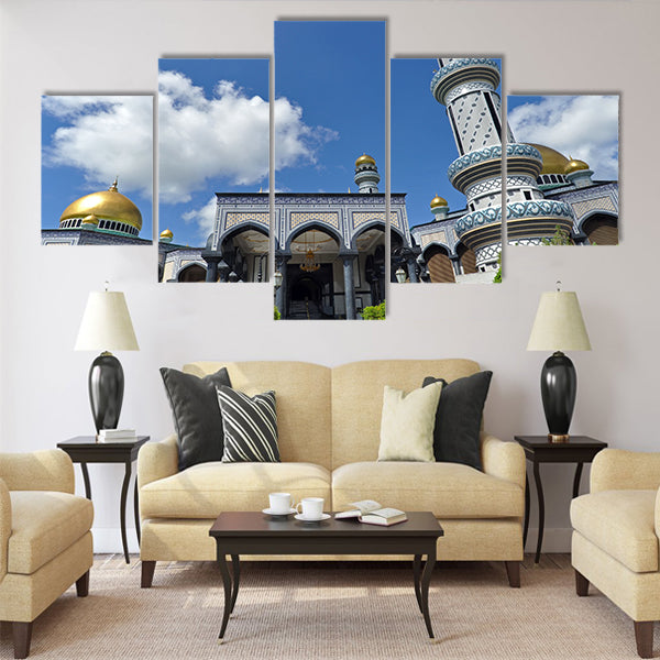 Jame'Asr Hassanil Bolkiah Mosque Multi panel canvas wall art