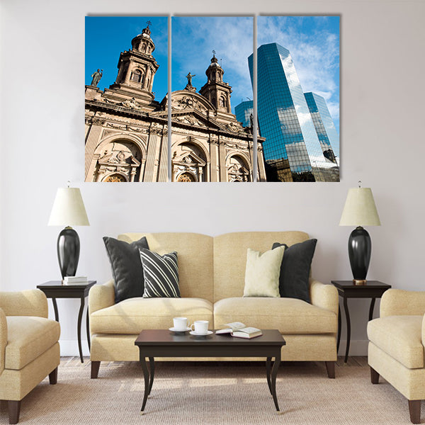 Metropolitan Cathedral, Plaza de Armas (Main Square) Multi panel canvas wall art