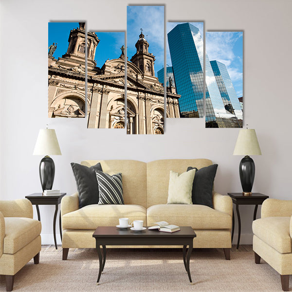 Metropolitan Cathedral, Plaza de Armas (Main Square) Multi panel canvas wall art
