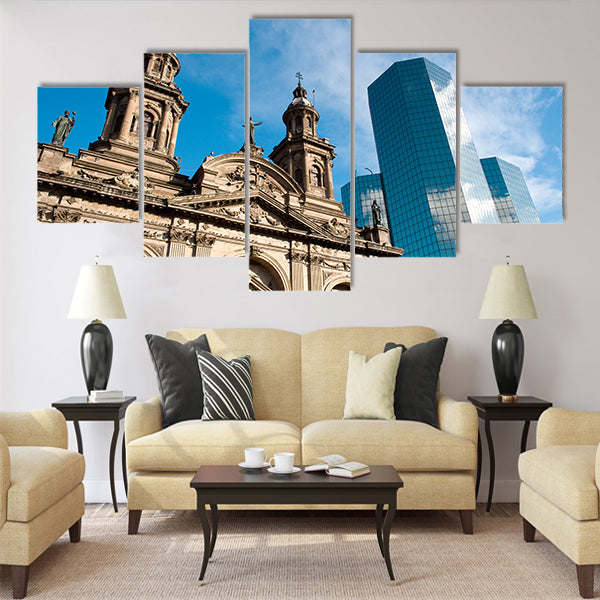 Metropolitan Cathedral, Plaza de Armas (Main Square) Multi panel canvas wall art