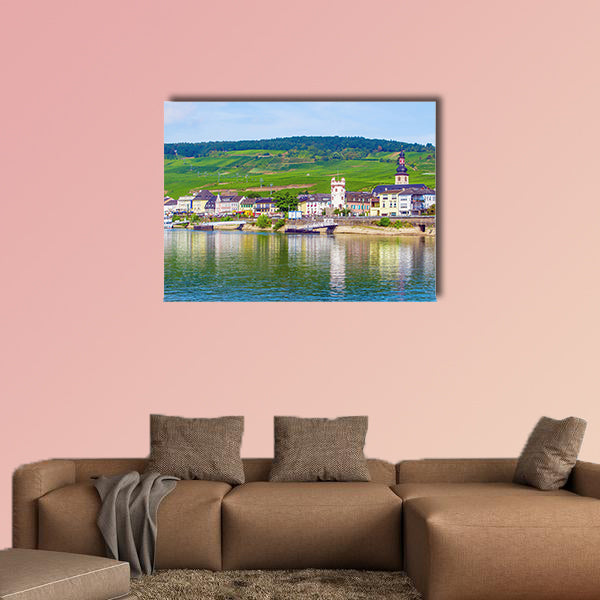  Rudesheim am Rhein, famous town for wine making the canvas wall art