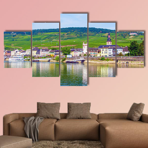  Rudesheim am Rhein, famous town for wine making the canvas wall art