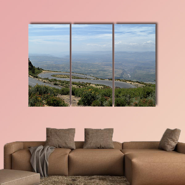 The Rift Valley of Ethiopia in Africa Multi panel canvas wall art