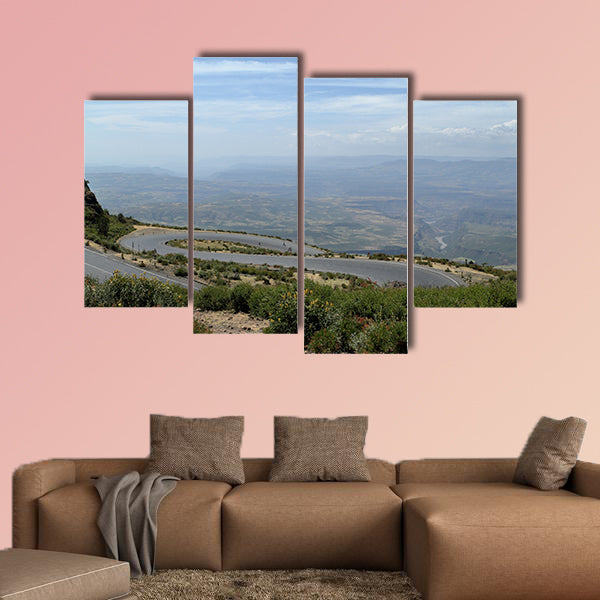 The Rift Valley of Ethiopia in Africa Multi panel canvas wall art