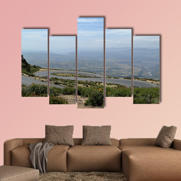 The Rift Valley of Ethiopia in Africa Multi panel canvas wall art