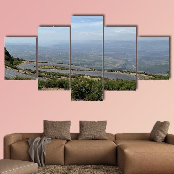 The Rift Valley of Ethiopia in Africa Multi panel canvas wall art